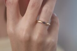 Alternative view of Ring Round Blue Marquise Size 50
