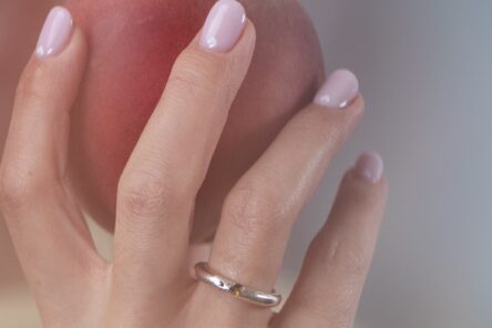 Alternative view of Ring Round Sapphire Size 50