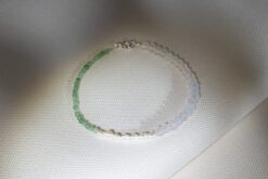 Bracelet Morganite & Green Quartz