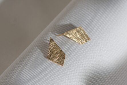 Earrings Geometric Brushed