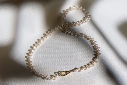 Necklace Cluster Pearl