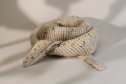 Sophie Scarf Creme With Colored Spots