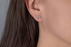 Alternative view of Earstuds Rose Sapphire