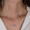 Necklace Capsule With Blue Sapphire – Bild 2