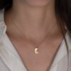 Necklace Capsule With Orange Sapphire – Bild 2