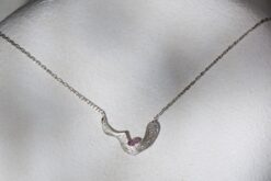 Necklace Capsule With Rose Sapphire