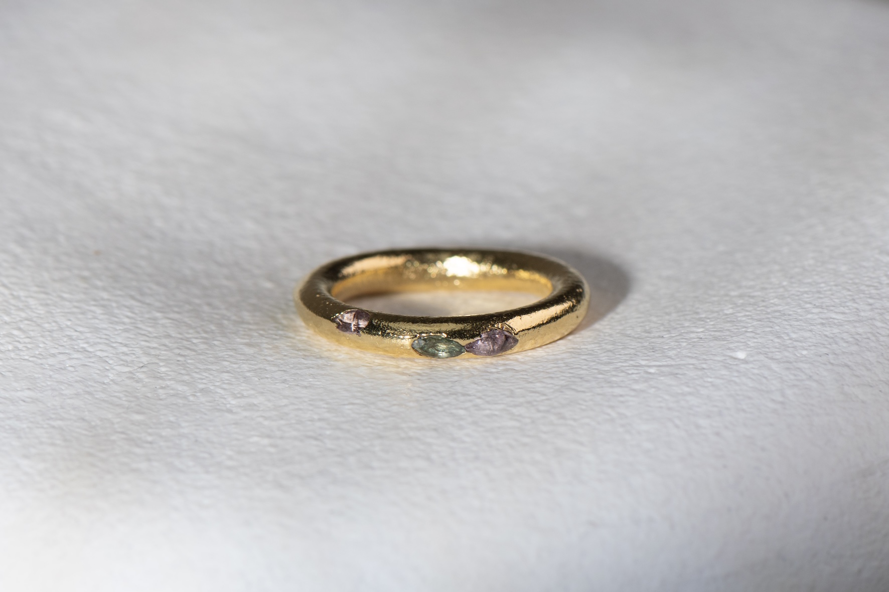 Ring With Multi Sapphire Size 49