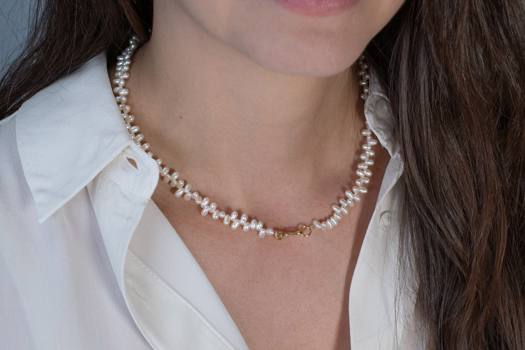 Necklace Cluster Pearl – Bild 2