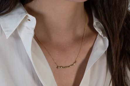 Alternative view of Necklace Organic Twist