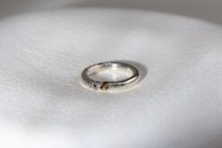 Ring Round Sapphire Size 50