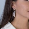 Earrings Cherry Blossom Agate – Bild 2