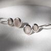 Earrings Ovale Rose Quartz – Bild 3