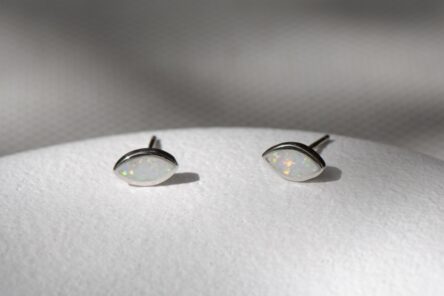 Alternative view of Earstuds Opal Marquise