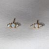 Earstuds Opal With Two Zirconia – Bild 6