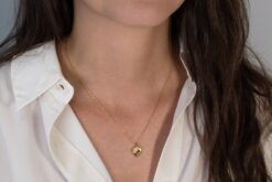 Alternative view of Necklace Green Turmaline Baguette