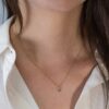 Necklace Green Turmaline Marquise – Bild 2