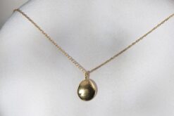Necklace Hidden Blue Sapphire Drop