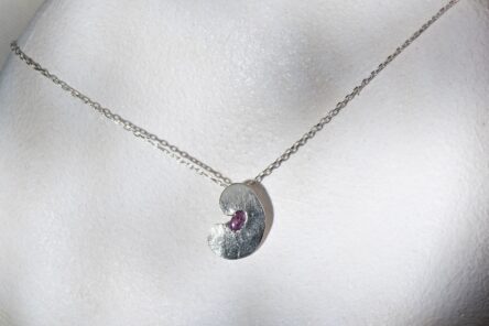 Necklace Organic Natural Ruby