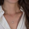 Necklace light Green Turmaline Baguette – Bild 2