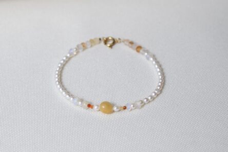 Bracelet Pearl with Agate