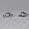 Earstuds Zirconia Circle – Bild 2