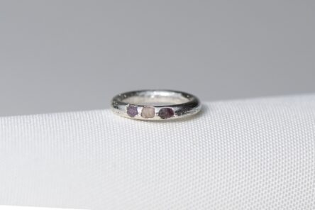 Ring With Saphhires Size 53