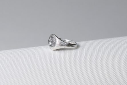 Alternative view of Ring Sandcasted Size 49