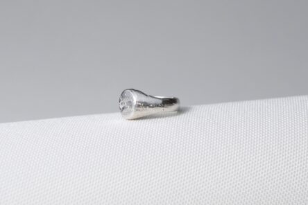 Alternative view of Ring Sandcasted Size 45